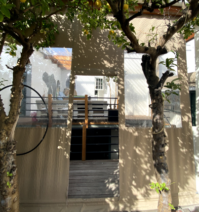 upper deck outside st pauls guest house
