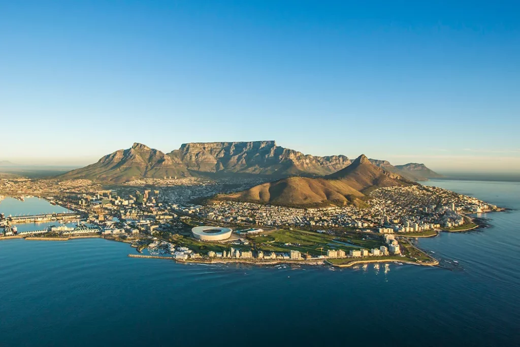 view of cape town south africa